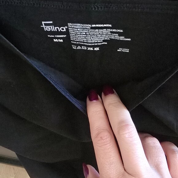 Felina camisoles lot of 3 size Medium black and beige - Picture 2 of 8